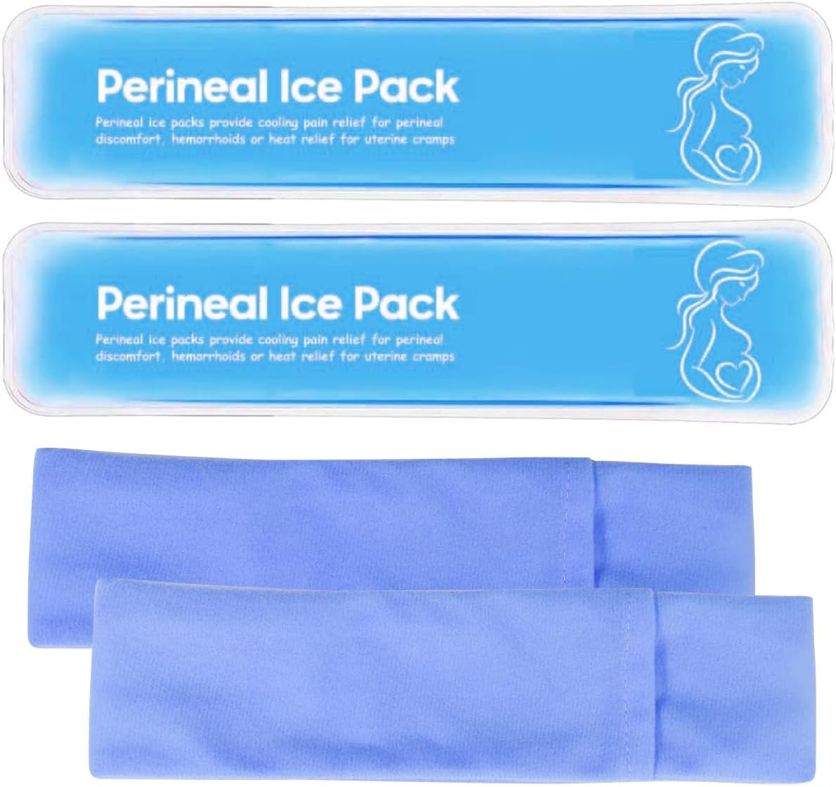 Reusable Perineal Cooling Pad for Postpartum and Hemorrhoid Pain Relief,Instant Perineal Cold Pack,Vaginial Ice Pack for Pain Relief (Color-Purple)