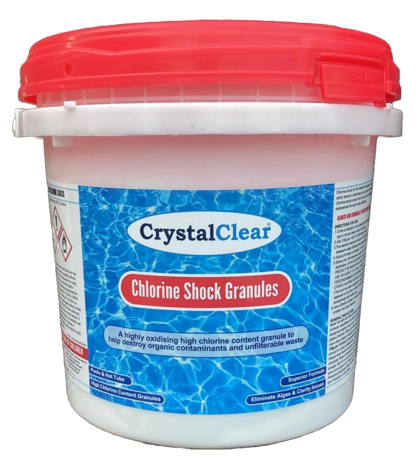 Buy Chlorine Shock Granules for Hot Tubs & Swimming Pools 5kg