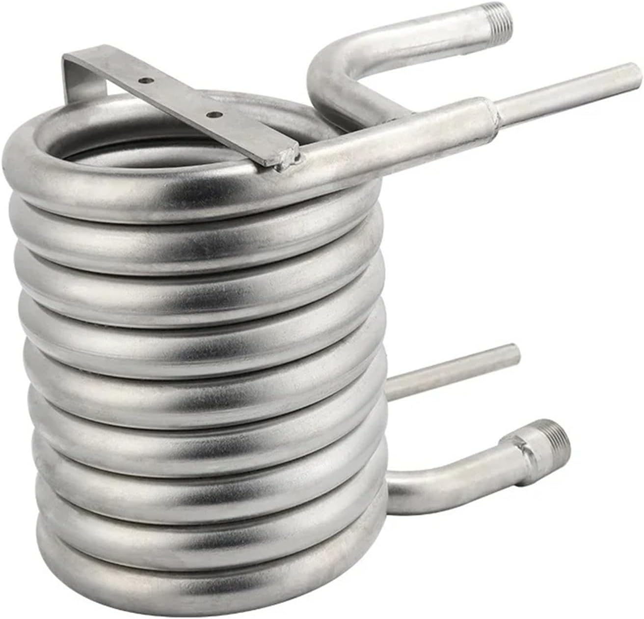 Counterflow Wort Chiller Stainless Steel Coil Tube Chillers Garden Hose Fittings Homebrew Beer Cooler Multiple Applications