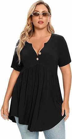 empire waist shirts plus size