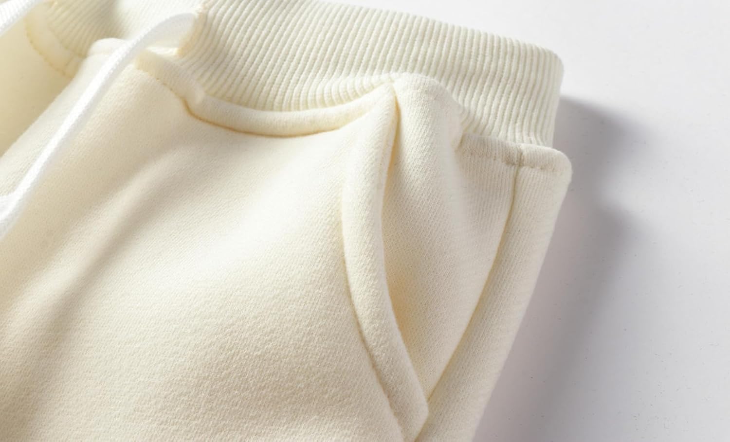 Mud Kingdom Girls Boys Drawstring Sweatpants Solid Colors Elastic Waist Slant Pockets 2-10 Years - Image 4