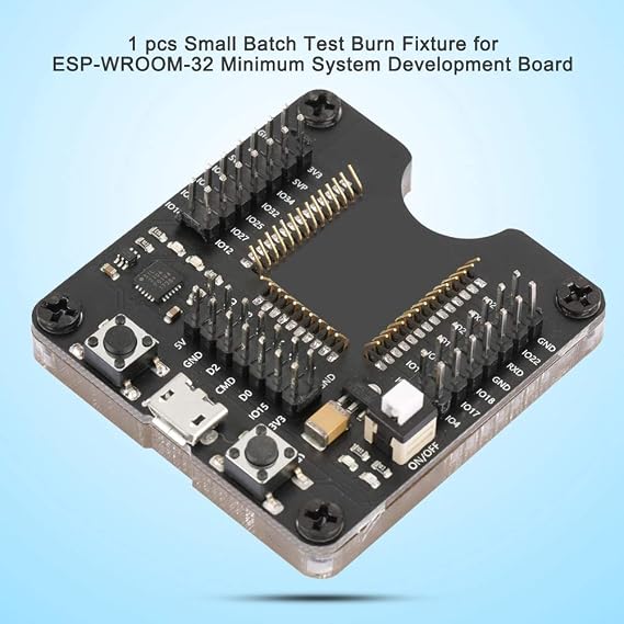 Oumefar Development Board Module High Precision Test Burn Fixture Audio Development Board Module for ESP-WROOM-32 Minimum System