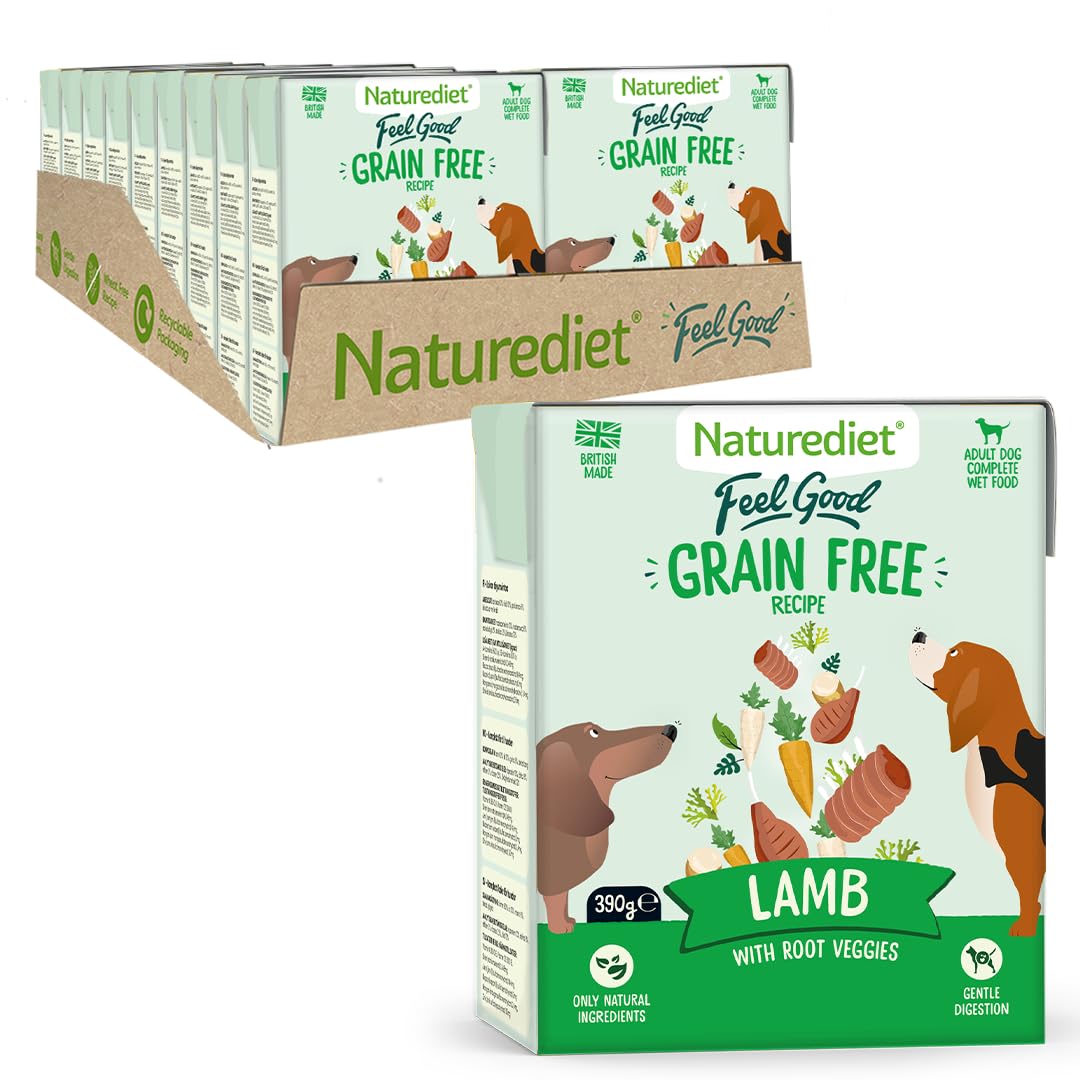 Naturediet Naturediet Grains Free Lamb 390g - Pack of 18 - Review, Price and Buying Guide