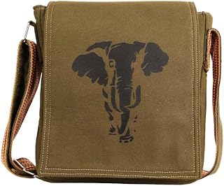 INDHA Handcrafted Cotton Canvas Sling Bag | Unisex Ethnic Designs | Travel Utility & Gifting Price In India