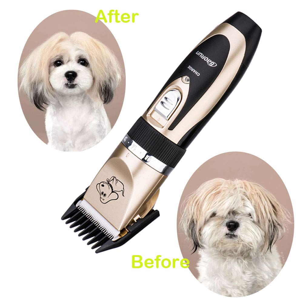 cordless dog hair clippers