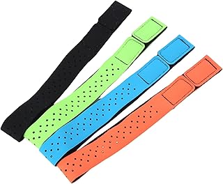 Sirxlevcy 4 Piezas de Repuesto para Monitor de Ritmo Cardíaco, Correa para Brazalete, Brazalete de Repuesto Ajustable, Correa para Muñeca Deportiva Universal M