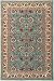 Ottomanson Ottohome Collection Persian Style Rug Oriental Rugs with Non-Skid (Non-Slip) Rubber Backing Area Rug, 39" L x 60" W, Sage Green/Aqua Blue