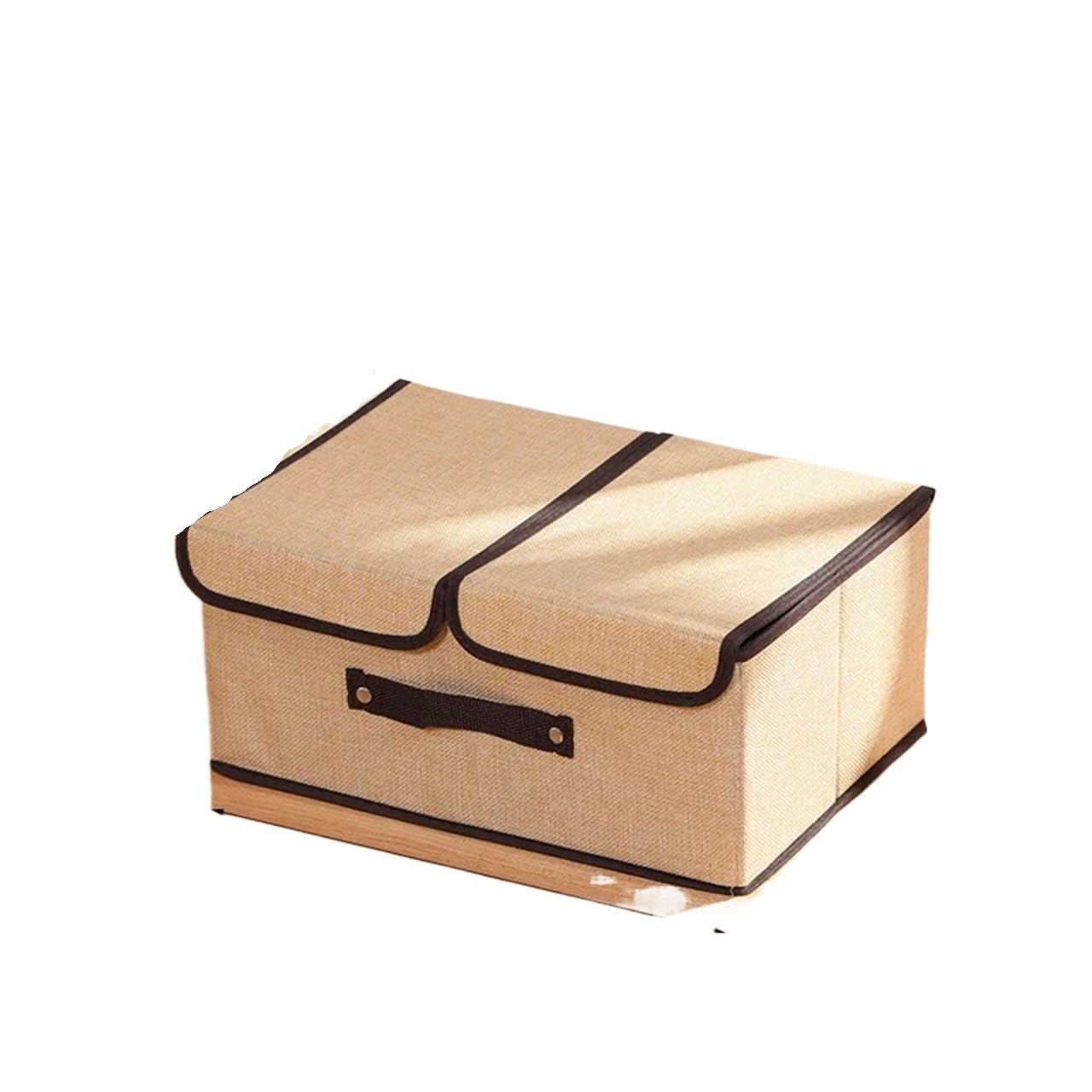 FVDZRFIE Sock Storage Box Foldable Storage Box With Lid Dustproof Home Supplies Clothing Underwear Sock Organizer Cosmetics Wardrobe