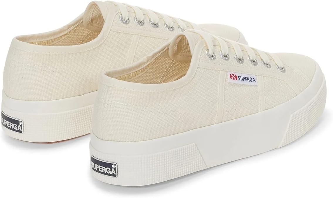 Superga 2740 Platform Sneakers for Men and Women - Iconic Italian Mens and Womens Tennis Shoes with Breathable Canvas Upper, Non Slip Rubber Sole