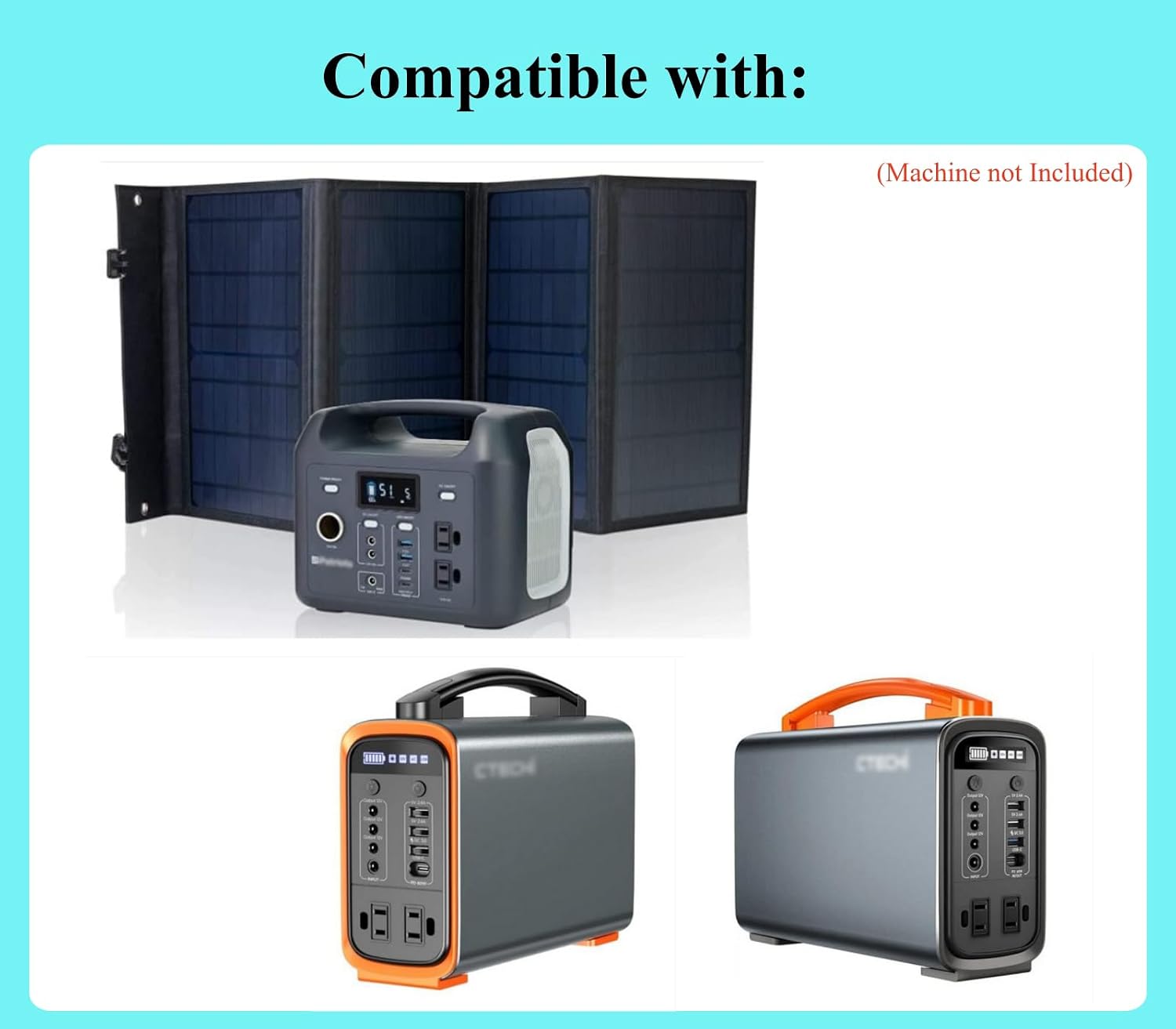 15V 3A-3.2A AC/DC Adapter + Car Charger for 4Patriots Power Sidekick D320 | 4 Patriot 810026143830 299Wh Portable Station 300W Solar Generator Battery CTECHi GT200 Pro T240 FY0631503200 Supply Cord