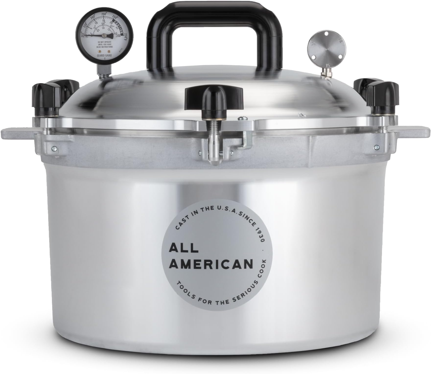 Canner Pressure Cooker, 15.5 qt, Silver