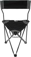 Vista 14 de Travel Chair Slacker Silla trípode para campamento, silla ligera, correa de transporte ajustable para un fácil transporte, patas de pato de gran Azul