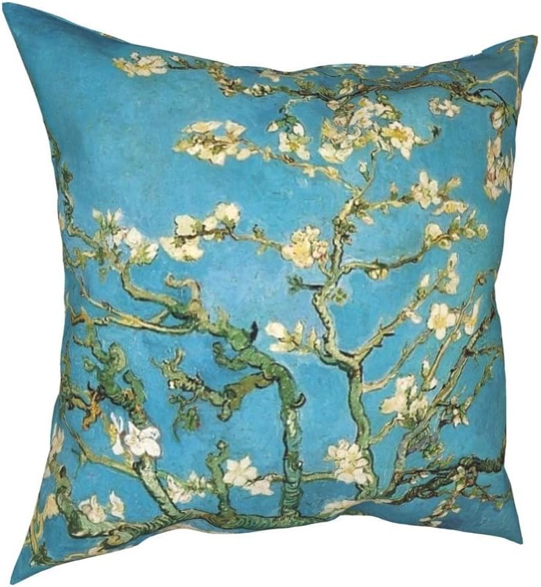 HBJWOV Square Pillowcase Polyester Creative Decorative Sofa Seater Cushion Case 18"(50cm*50cm)