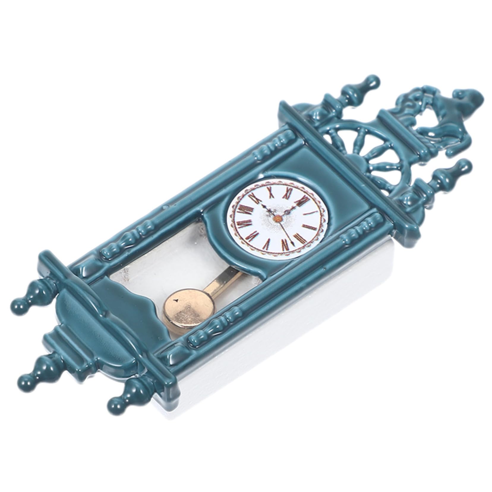 Pendule miniature ornement vintage rétro pour accessoires créatifs et mini maison