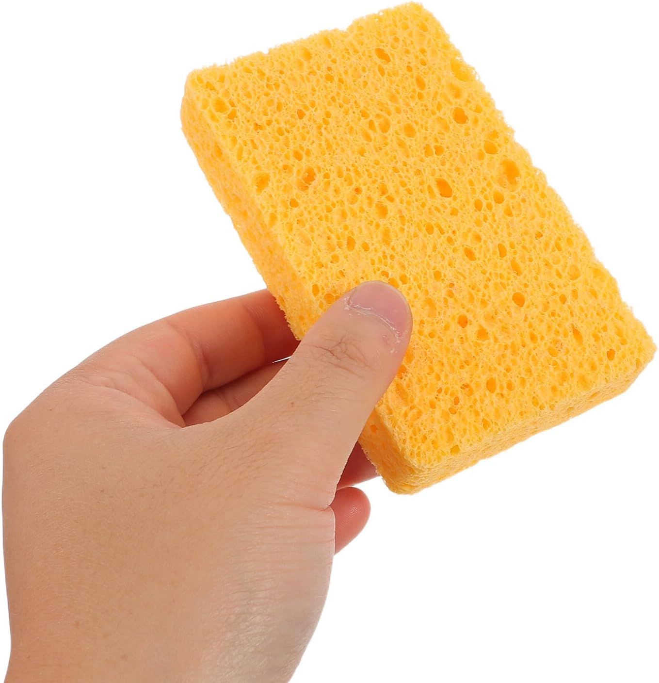4pcs Paint Sponges for Painting with Storage Box, Watercolor and Gouache Absorbent Craft Sponges for Wall Texture and Drywall Patch Repair, Art Supplies for Artists and DIY