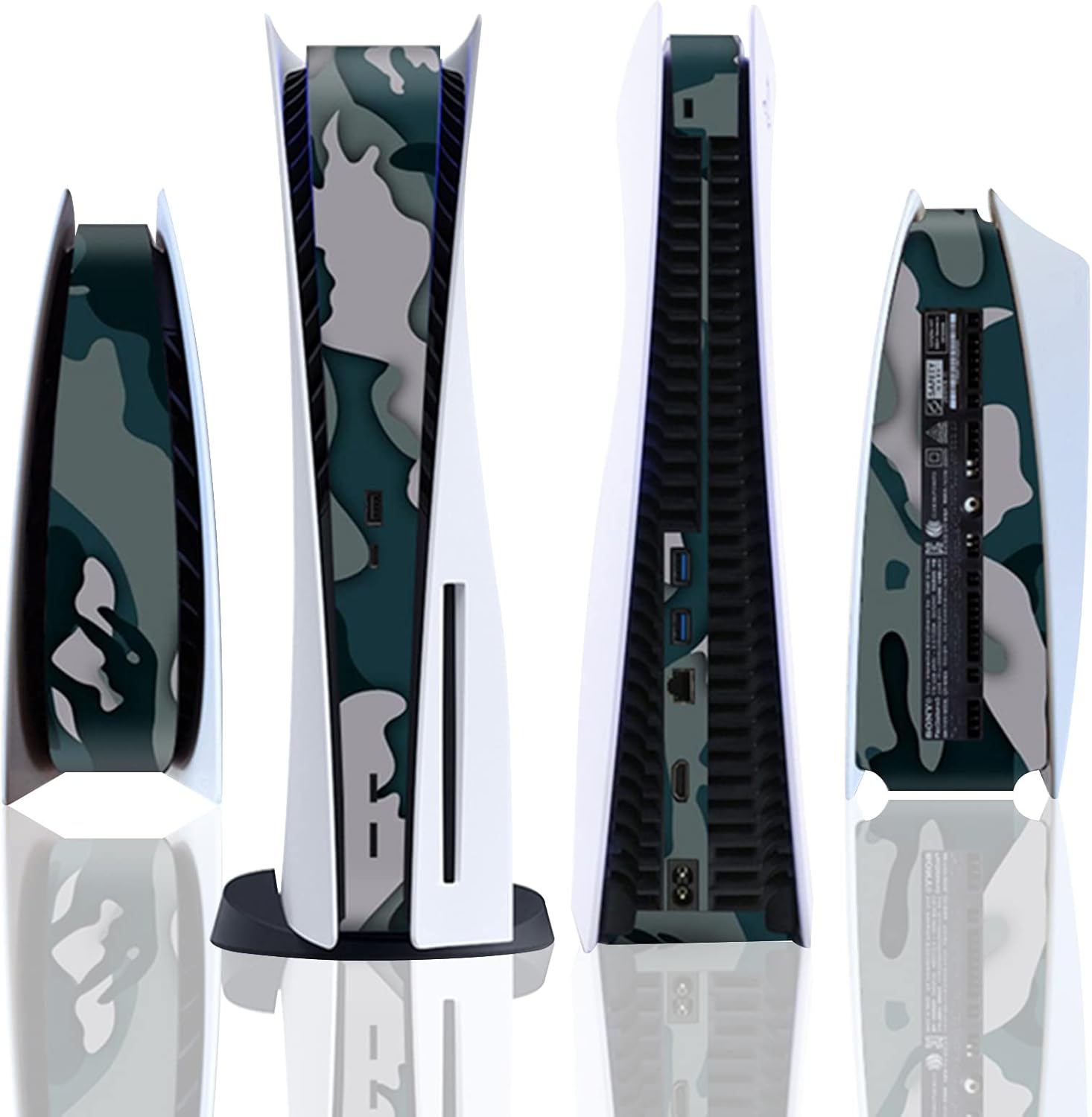 for PS5 Console Middle Skin, Slim AntiScratches PS5 Center