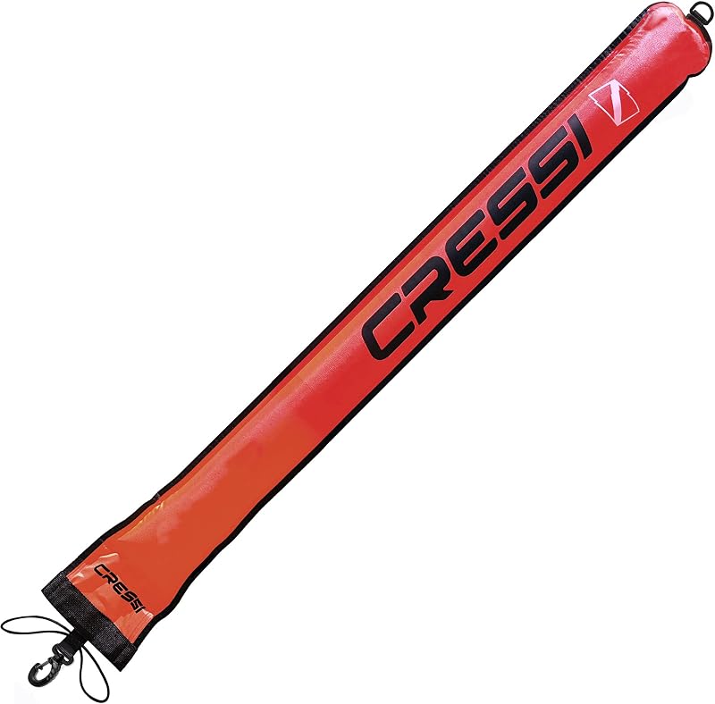 Cressi Surface Marker Buoy for Marking Diver Locations – Resistant and Bright- Club HD Surface Marker Buoy - Designed in Italy