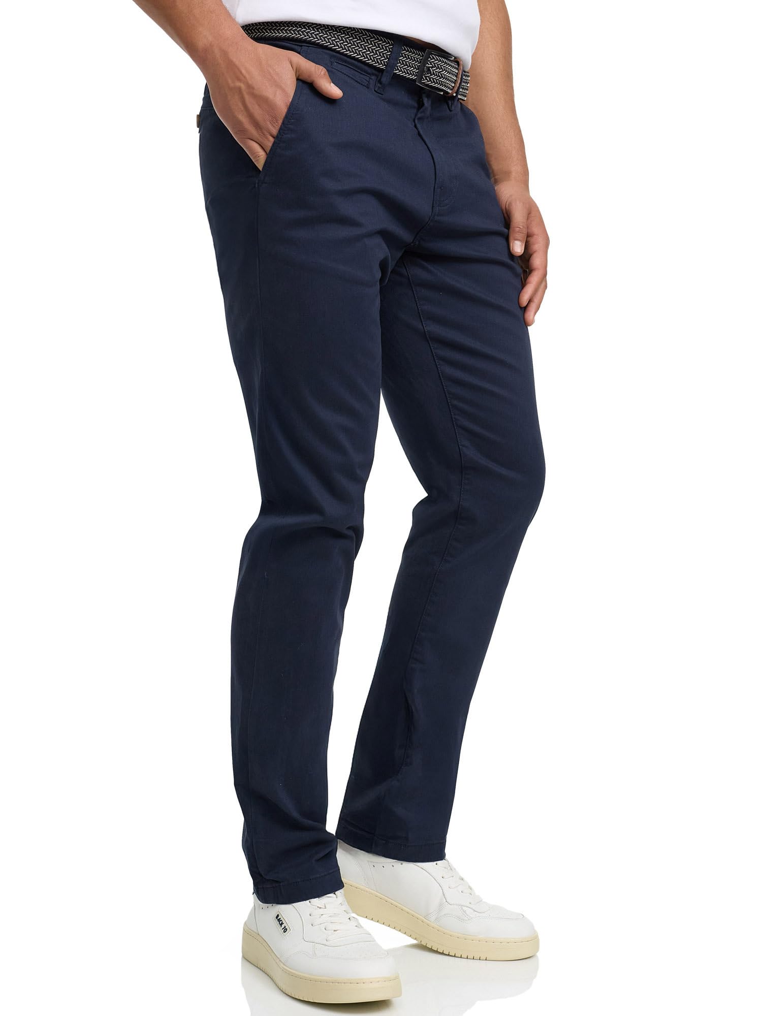 Indicode Herren Eary Chinohose Stretchhose | Chino Herrenhose Super Stretch Stoffhose