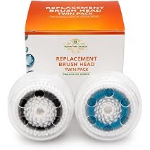 Positive Twins Creations Compatible Replacement Brush Heads for Deep Pore & Sensitive Skin. Designed for Mia, Mia2, Mia3/Aria, Smart Profile, Alpha Fit and Radiance Facial Cleansing System.