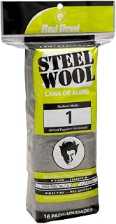 Red Devil 0314 Steel Wool, 1 Medium (Pack of 96)