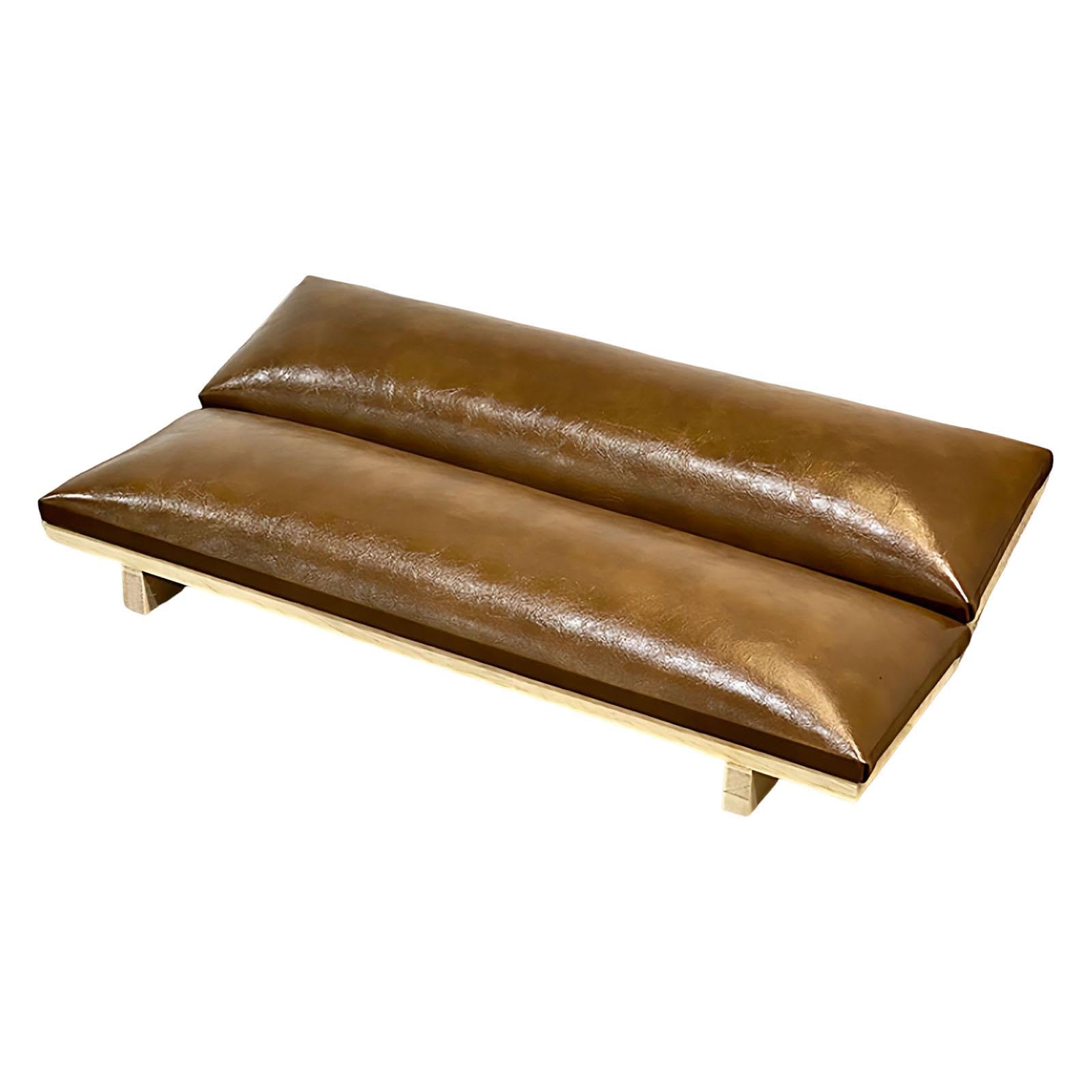 Reposabrazos para Manicura, Almohada para Descansar Las Manos, Accesorio para Ahorrar Espacio, Base Ergonómica de Madera Resistente para Salón, Marrón Oscuro