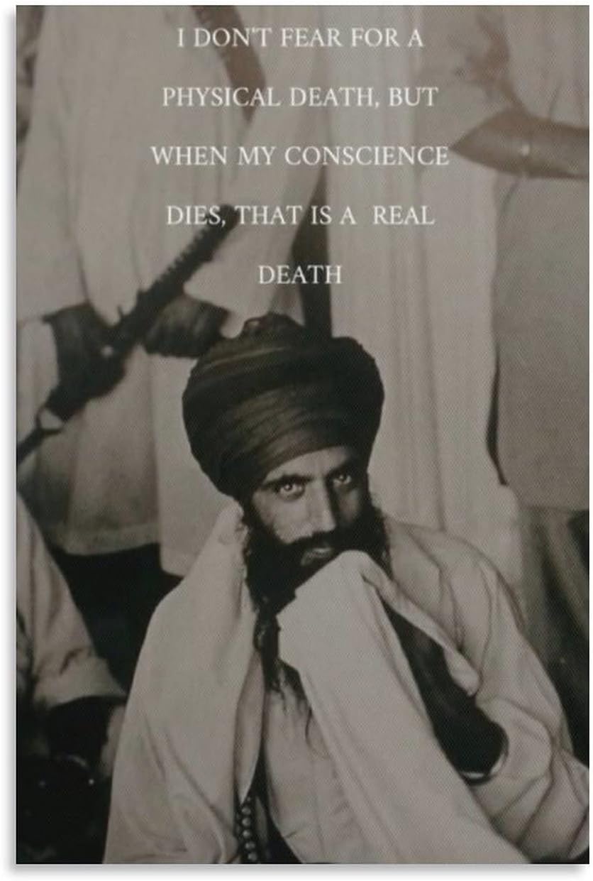 Sant Jarnail Singh Bhindranwale Posters (4) Print On Canvas Poster Scroll Wall Art Picture Family Home Decor Bedroom Decorative Posters 24x36inch(60x90cm)
