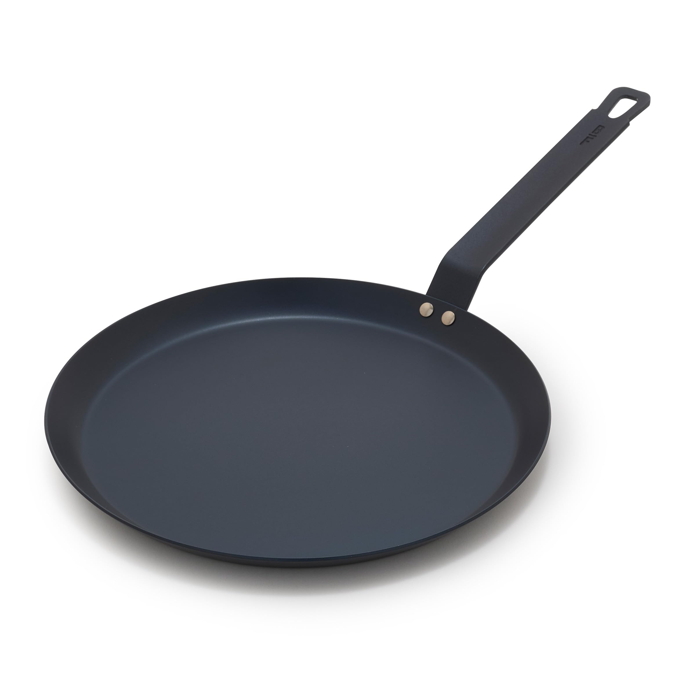 GreenPan x Bobby Flay 11" Carbon Steel Crepe Pan, Pre-Seasoned, Nontoxic, PFAS-Free, Induction Compatible, Pancake & Omelet Flat Griddle, High-Heat & Oven Safe Cookware, Cast Iron Alternative ( Used)