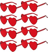 Heart Party Glasses, Heart Party Glasses, Heart Shaped Glasses, Funny Glasses for Carnival Photo Props Birthday