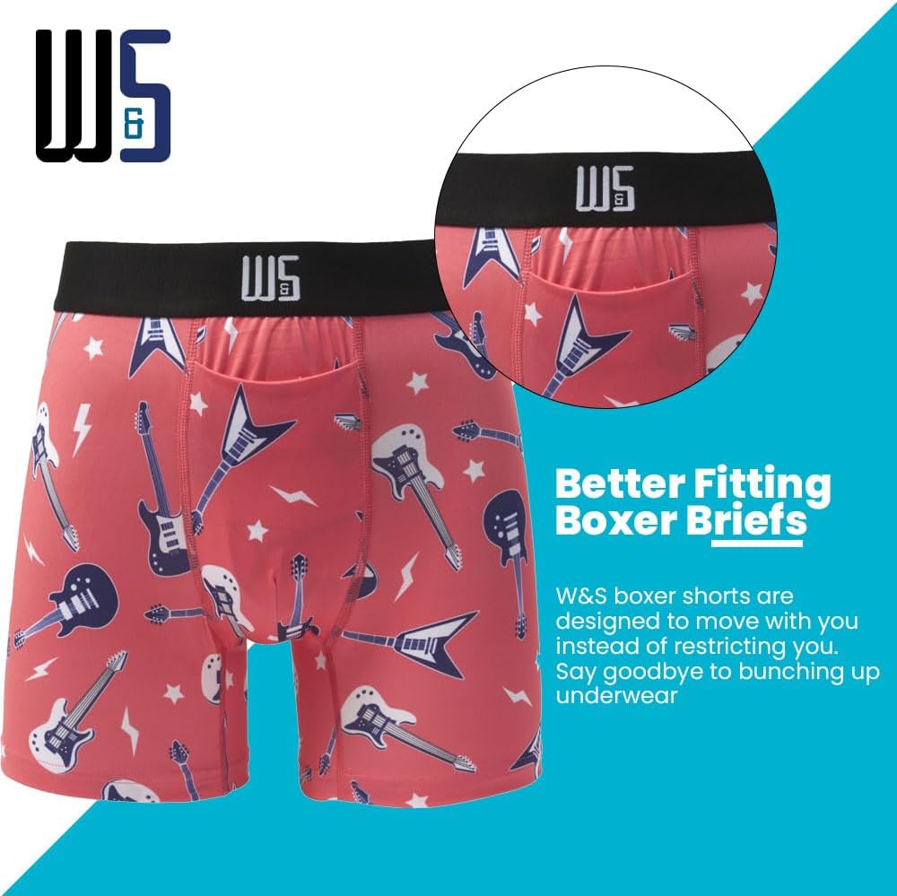 Warriors & Scholar Men’s Trunk Underwear – Moisture-wicking Trunk Boxer Briefs - Image 4