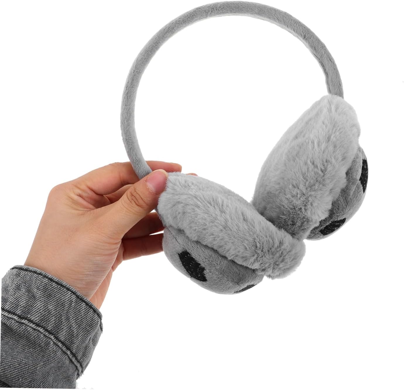 Kids Winter Earmuffs for Boys and Girls Soft Plush Ear Warmers Adjustable Ear Covers for Cold Weather for Outdoor Activities