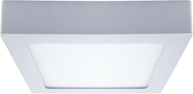 12W LED White Body Square Surface Mount Ceiling Panel Down Light Cool White 7000K Super Bright