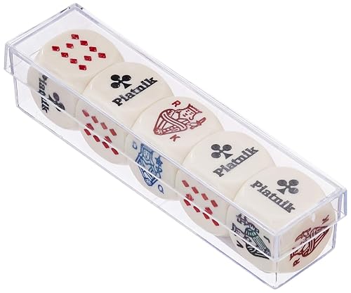 Piatnik - dados de póker 22 mm (5 piezas)