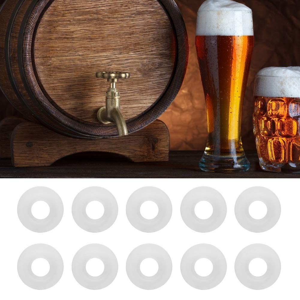 Silicone Rubber Washer,25pcs Rubber Jar Gaskets for Grolsch EZ caps