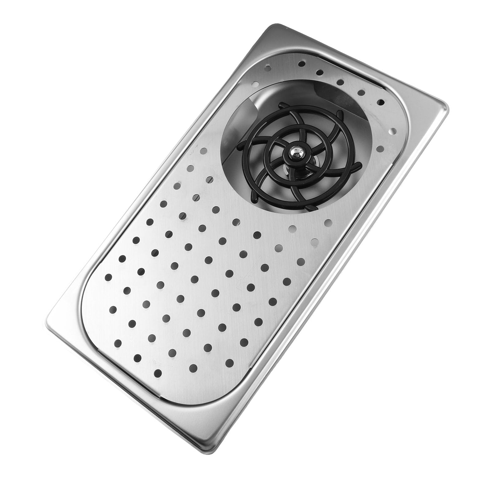 Tnfeeon Enjuagador de Vidrio Lavador de Tazas de Acero Inoxidable con Rociador de Alta Presión de 360 ​​​​grados Operación Automática para Mostradores de Cafeterías y Fregaderos de Cocina Ocupados