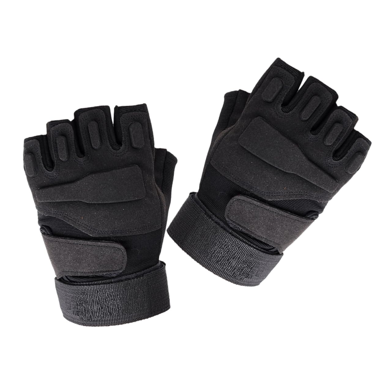 VANZACK Breathable Fleece Gloves Half Finger Cycling Gloves Shockproof Moisturizing Cold Weather Fashion Outdoor Sports Size l