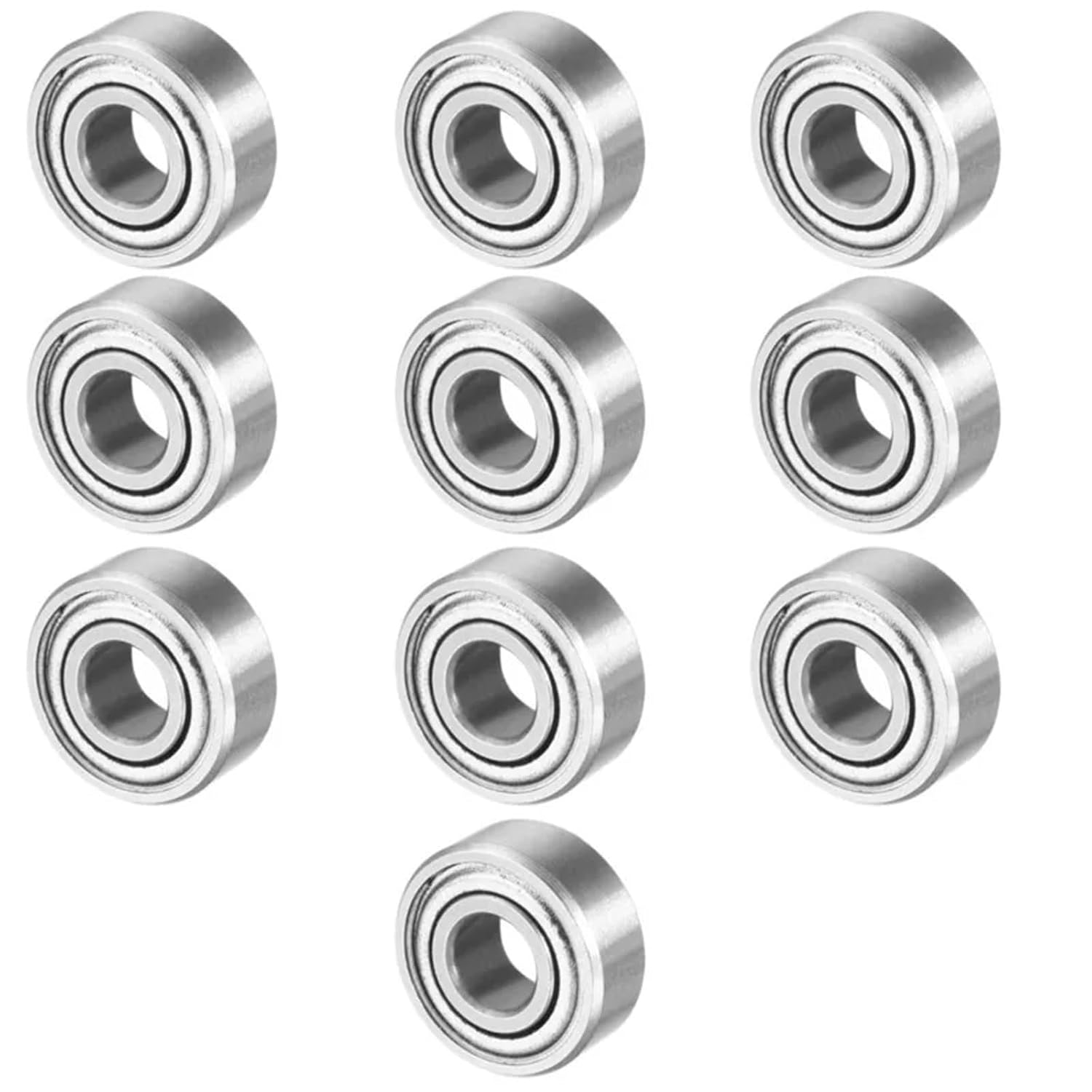 10Pcs ABEC-5 MR104-2RS MR104ZZ MR104 2RS MR104RS 4X10X4mm Blue Rubber Sealed Miniature Deep Groove Ball Bearings(MR104ZZ,ABEC 5)