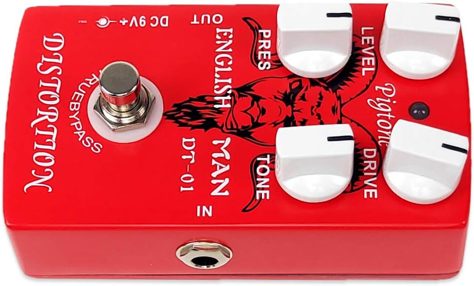 PP-24 Guitar Effect Pedal Classic Distortion Analog 9V True Bypass