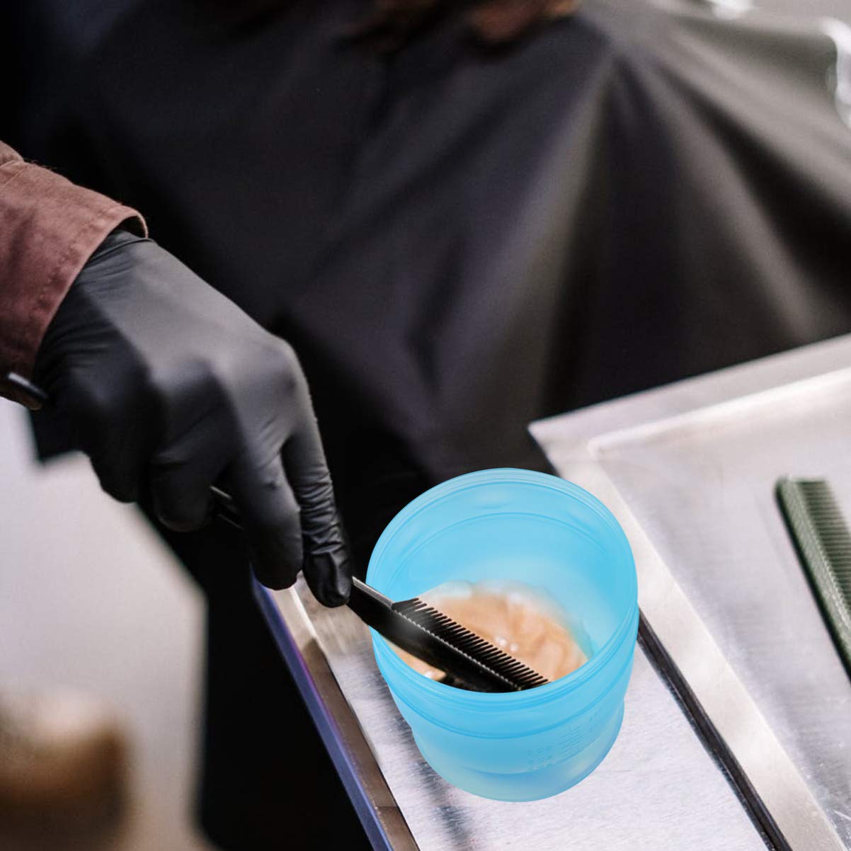 Beaupretty Hair Dye Bowl Hair Coloring Tint Shaker Twist on Hair Coloring Mixer Bowl Home Salon Mixing Cup Tools for Barber Shop : Beauty & Personal Care