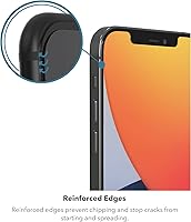 Vista 5 de ZAGG InvisibleShield Glass Elite+ Plus - Protector de pantalla para iPhone SE (2ª generación 2020 y 3ª generación 2022), iPhone 8 y iPhone 7, vidrio