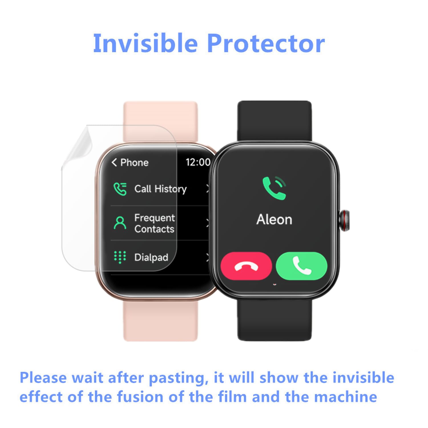 Frgnie Screen Protector Compatible with Fitpolo IDW20 Smartwatch (Pack of 6) Flexible TPU, Compatible with Yoever - Image 4
