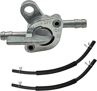Inline Gas Fuel Petcock Shut Off Valve 4.8mm 3/16 for Baja Nini ATV Dirt Super Pocket Mini Bike Go Kart Motorcycle Tao Tao 50 70cc 110cc 125cc Generators