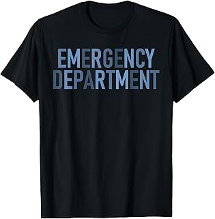 ER Tech Emergency Department Technician Emergency Nurse T-Shirt