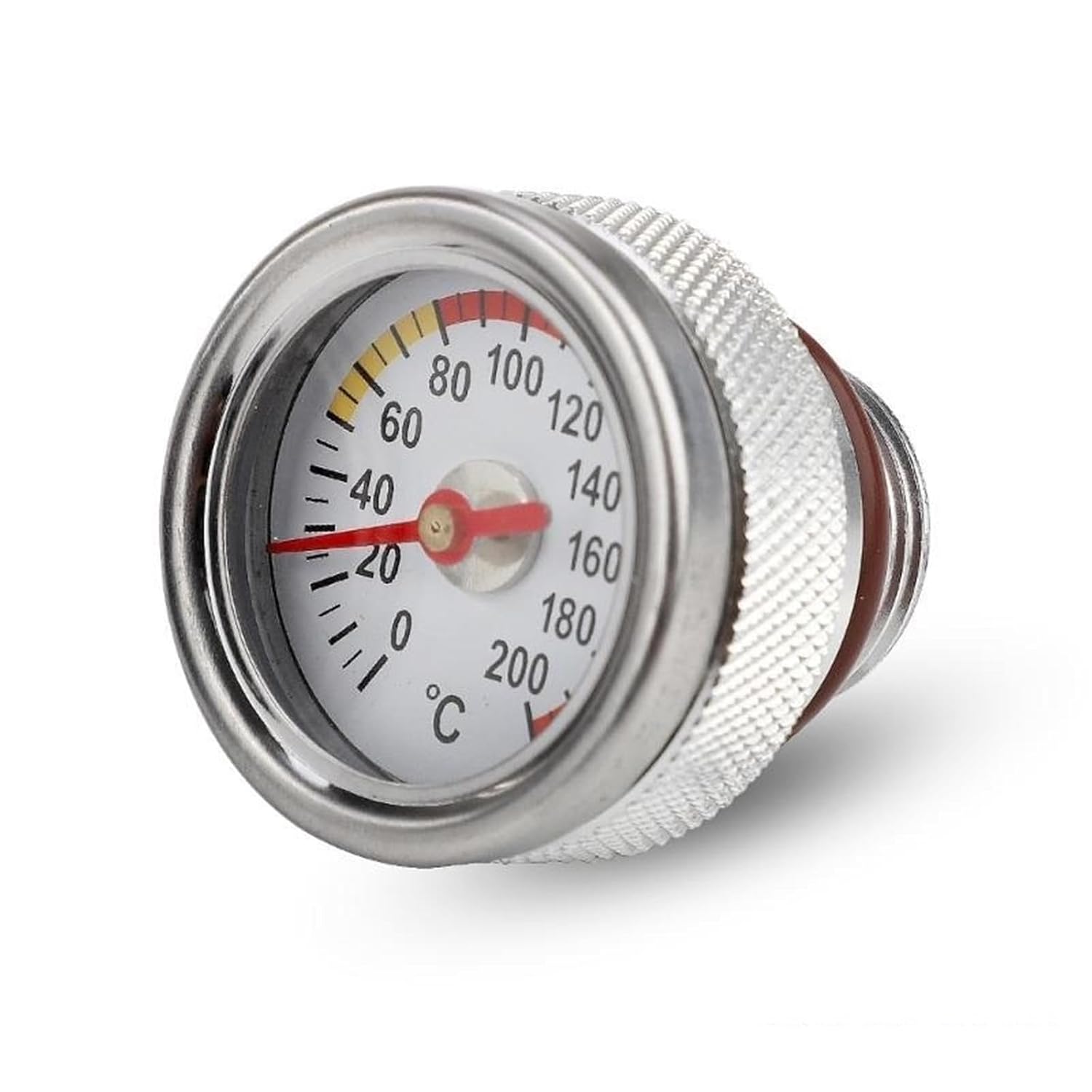 M20x1.5 Motorcycle Engine Oil Caps Tanks Temperature Gauge Oil Gauge Fitting 0-200℃ Display Oil Temperature Gauge(6)