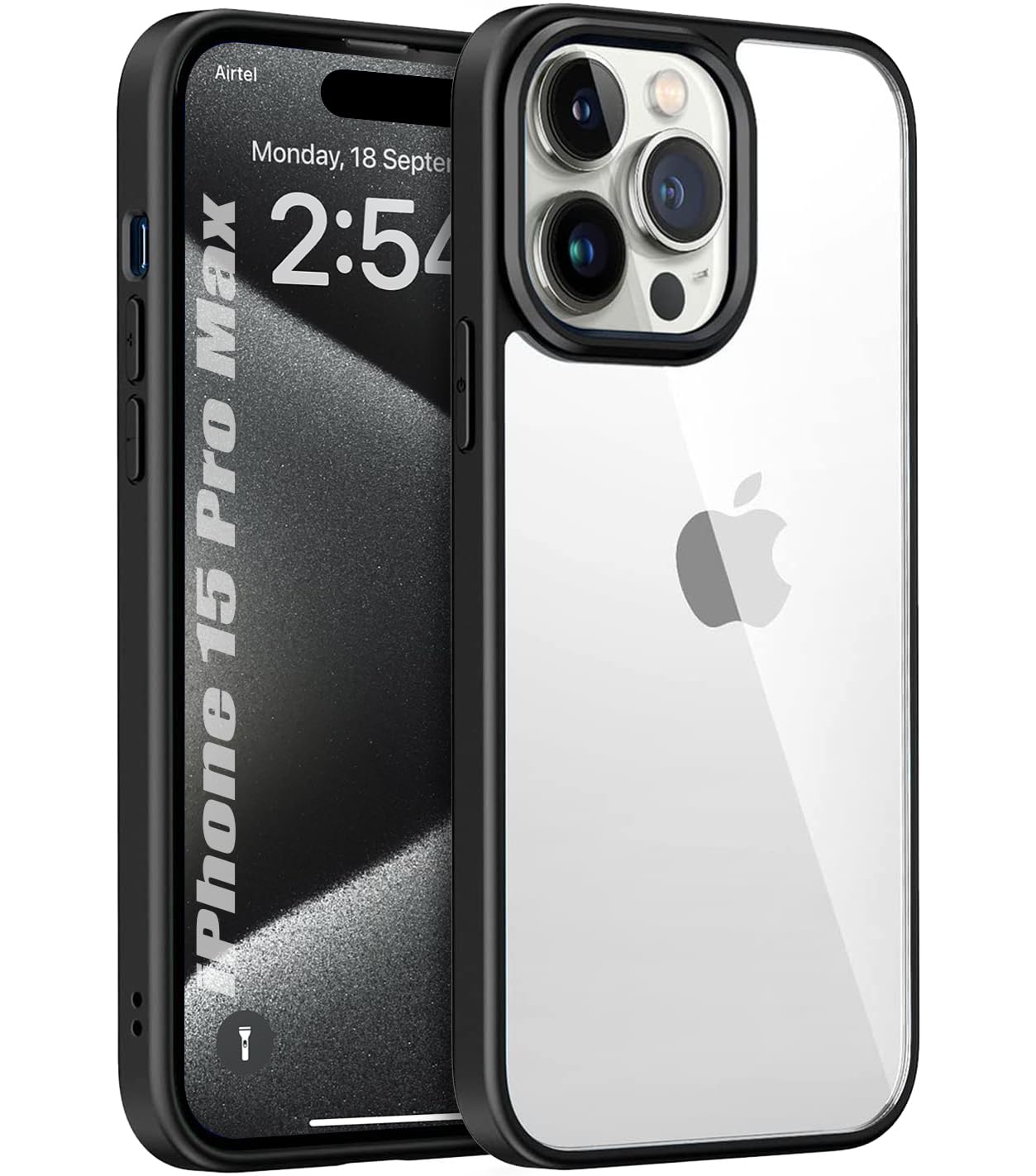 EGOTUDE Case Compatible with iPhone 15 Pro Max 6.7inch | Classic Hybrid Transparent Hard Back Anti-Yellow Back Cover (TPU+Polycarbonate) (B0CHYWDK22) Amazon Price History, Amazon Price Tracker
