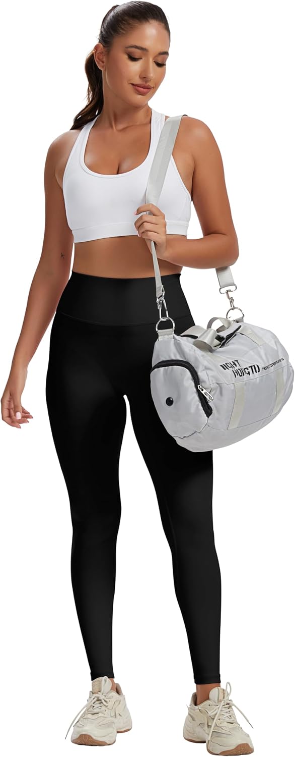 VIMPEP Women’s Buttery Soft High Waisted 25” Inseam Leggings No Front Seam Yoga Pants Tummy Control, for Workout Lounge YJ03