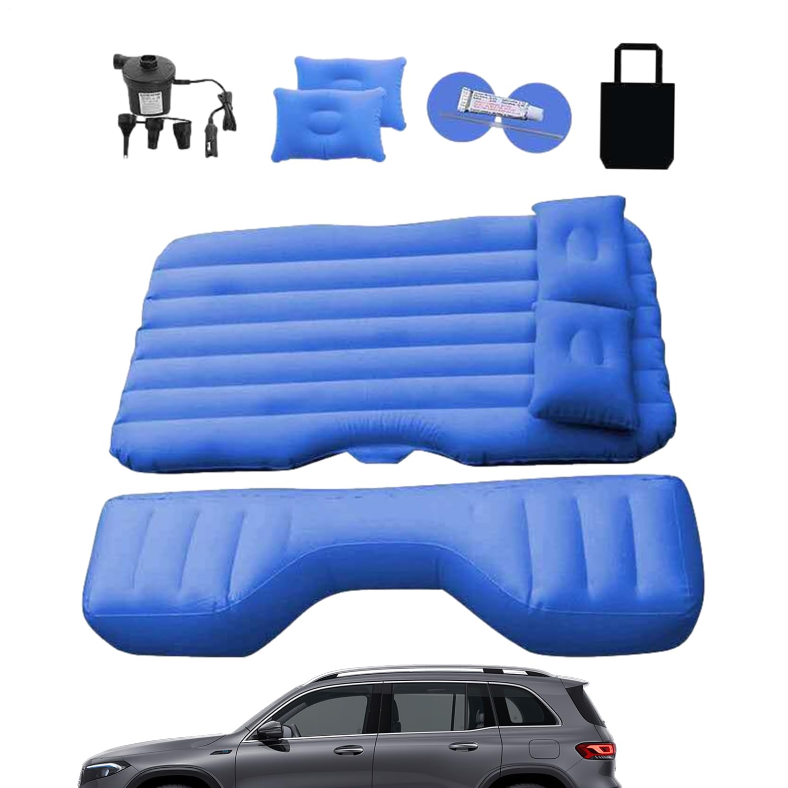 Matelas pliable de voiture et lit de sommeil gonflable pour siège arrière auto