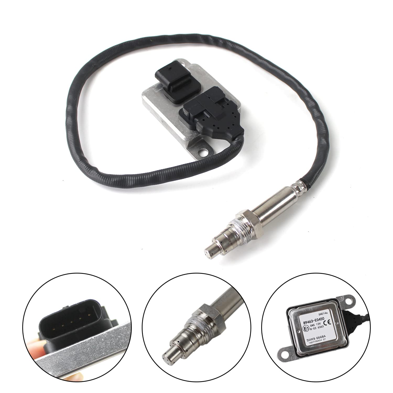 89463-E0450 Nox Sensor 5-pin Fits for Hino Truck Sensor Aftermarket Parts, Replace OE # 89463-E0450 5WK96668A