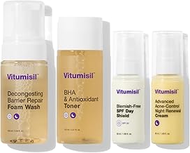 Dermz Acne Treatment - Acne Cream, SPF Face Protection, Face wash & Toner - Set of 4