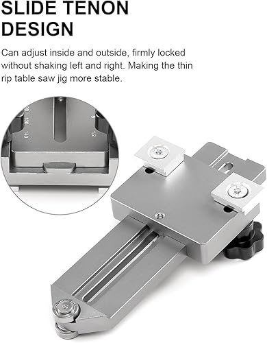 Miniatura 4 de Jig Thin Rip Jig, guía de sierra de mesa para repetir cortes de tiras estrechas, herramientas de carpintería compatibles con mesa de enrutador,