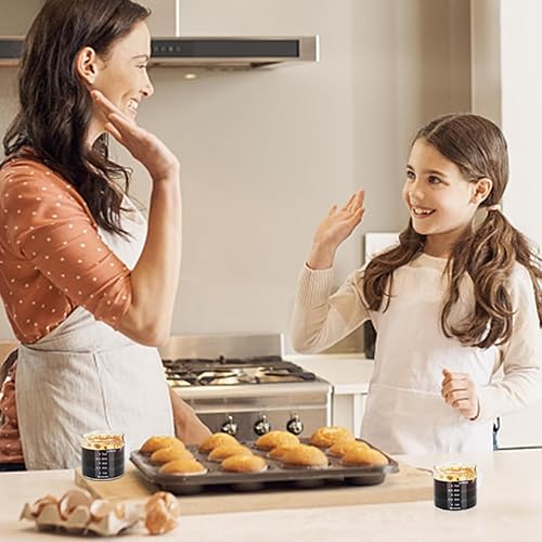 Miniatura 7 de Paquete de 2 boquillas dobles para medir triple jarra de leche de 2.5 fl oz, vasos de chupito de espresso, piezas de vidrio transparente